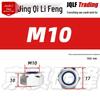 201 Stainless Steel Hex Nut with Nylon Insert, Self-Locking M4-M20