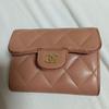 Used Matelass Coin Case Salmon Pink