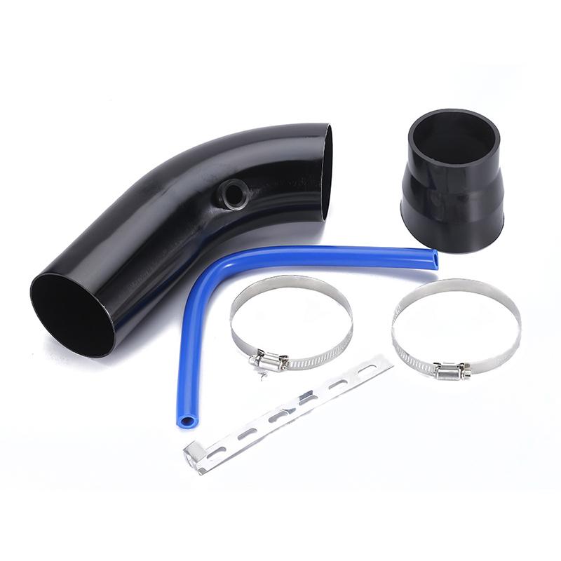 3" 76mm Universal Car Racing Cold Air Intake System Turbo Induction Pipe Tube Kit Cone High Flow Performace Air Filter Inlet