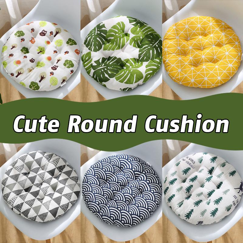 Round Cushion 35/40/45cm Office Chair Cushion Tatami Meditation Cushion Sofa Throw Pillows Yoga Floor Mat Decor Seat Cushion