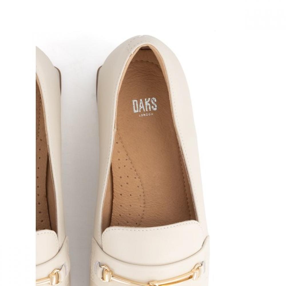 DakS Women S 3cm Semi dreSS Comfort loaferS  Ivory  drS672lS35