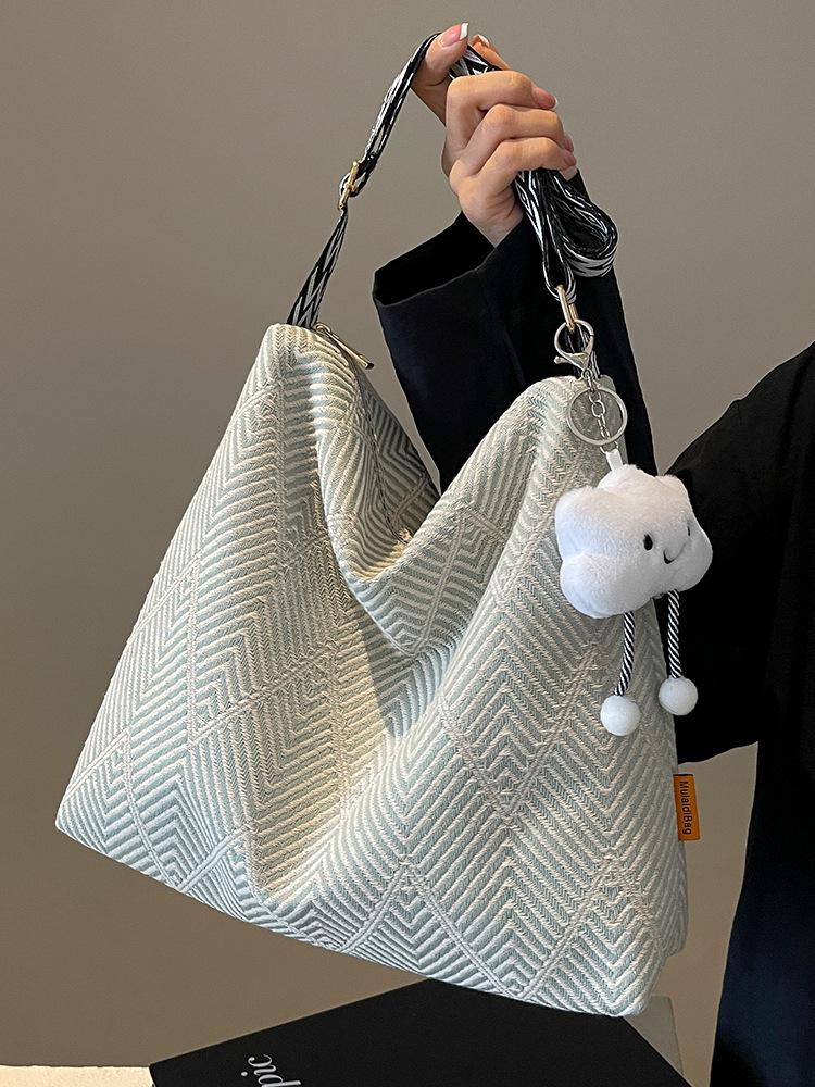 Women's Large Capacity Canvas Tote - 2025 New Summer Crossbody, Casual & Versatile for Students