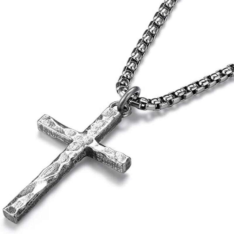 

Men s 3D Stainless Steel Necklace: Custom High-End European & American Jewelry Accessories античний срібного кольору