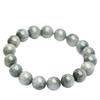 Hongchu Crystal Natural7A Cat's Eye Gray Rabbit Hair Crystal Bracelet Gray Rabbit Hair Crystal Round Bead Bracelet Loose Beads Wholesale