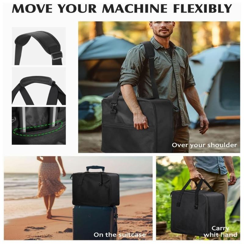 Portable Travel Case for Iced Drink Maker with Comfortable Handle Ideal for Easy Carry During Travel and Home Use