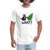 Funny Cat Christmas Tree What Men's T-Shirt