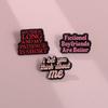 Letter Creative Colorful Brooches For Fashionable Decoration And Personal Flair