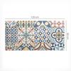 Durable Anti-Slip Desk Mat with Retro Tiles Patterns 120x60 Cm