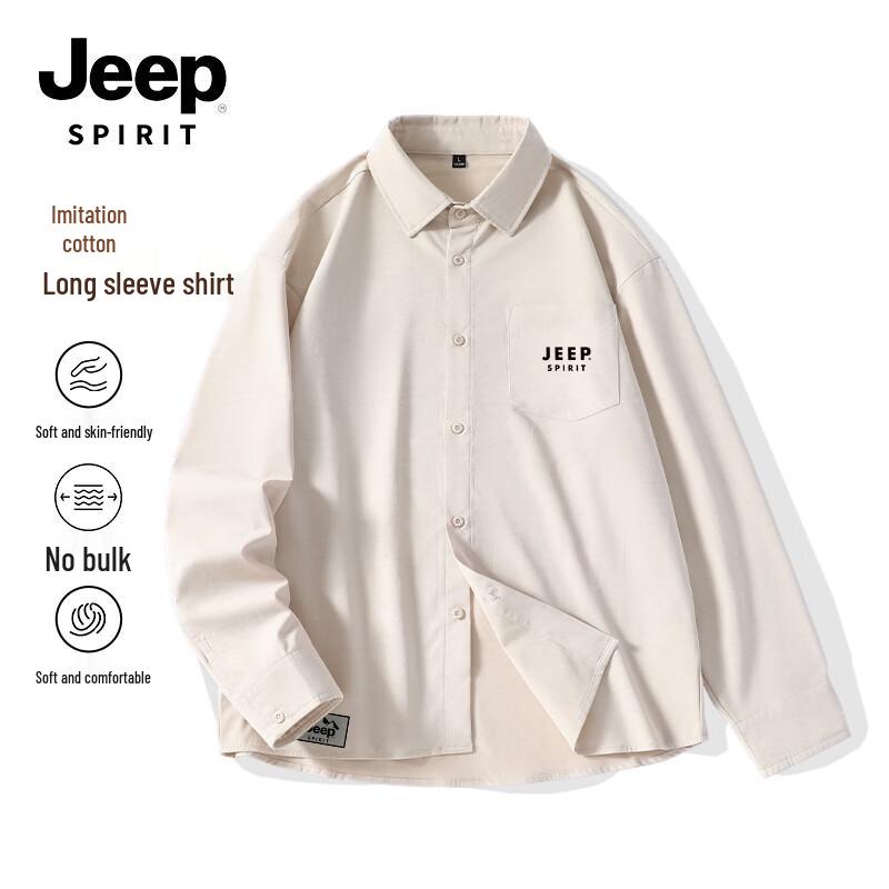 

JEEP SPIRIT Men s Long-Sleeve Casual Shirt 3XL