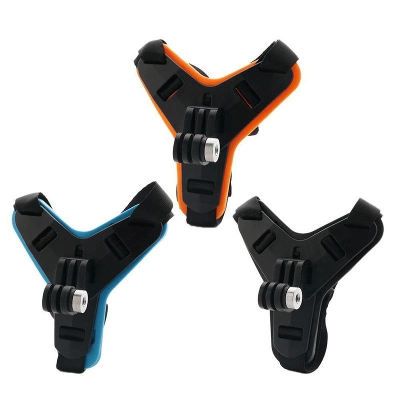 Mini Motorcycle Helmet Chin Stand Mount Holder for Sports Camera Full Face Holder Accessory