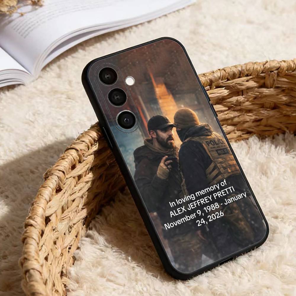 Alex Pretti Is Hero Phone Case For Samsung Galaxy A13,21s,22,31,32,52,53,71,72,73,Soft Black Cover