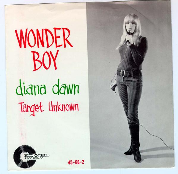 

7-дюймовая пластинка DIANA DAWN - Wonder Boy 45663 Ed-Nel Records 1966 US Соул/Фанк Б/У