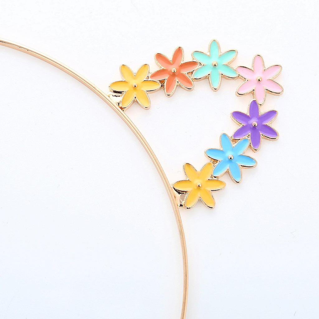 Crystal Rhinestone Cat & Rabbit Ear Headband - Colorful Sweet Accessory & Christmas Gift