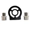 70MM-T Oil Filter Adapter for Pressure & Temperature Gauge