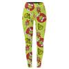 Women's Casual Fashion Outdoor Christmas Printed Slim Elastic Yoga Pants Cropped Pants