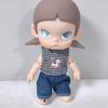 10cm Cotton Doll with Interchangeable Casual Sports Hoodie Outfit