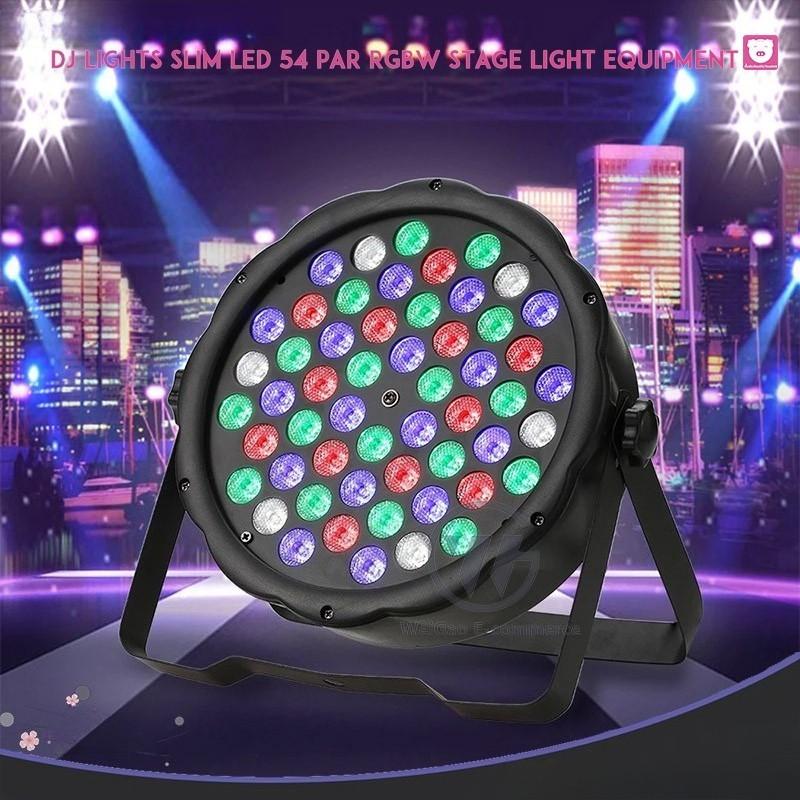 18 Led RGB Light Party Lights Led Disco Light Par Light Portable DJ Lights Slim Stage Lighting Equipment