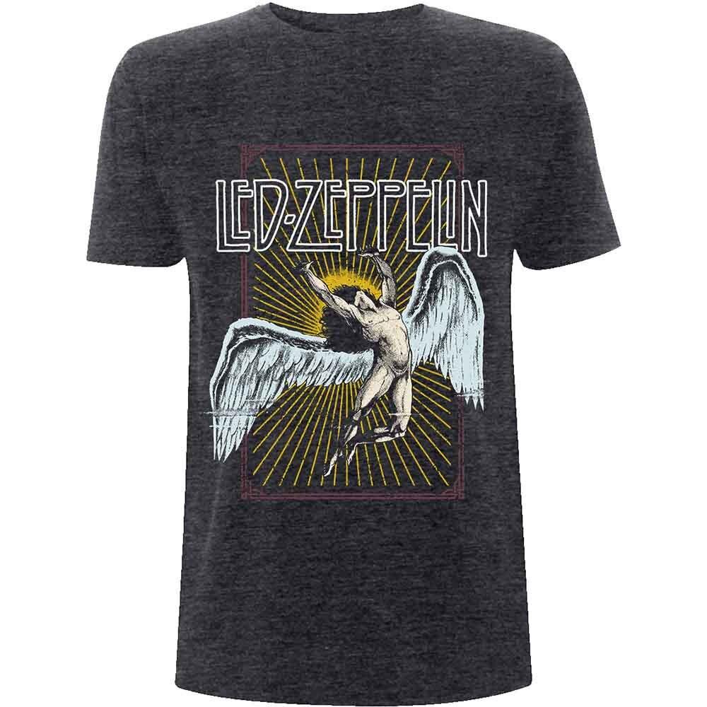 Led Zeppelin футболка Икар Серая Новая Унисекс Футболка XXL