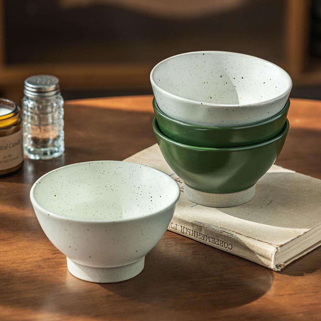 Misky na rýži Hrubá keramická miska Domácí keramická jídelní miska Retro styl Stolní nádobí Miska Restaurace Hotel Komerční miska na dezert