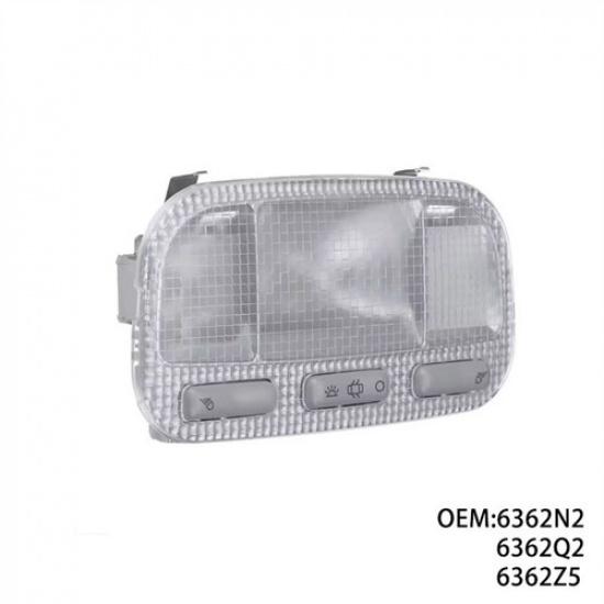 Car Reading Light Dome Light Lamp 6362Q2 For Peugeot 301 307 3008 Citroen C3-XR