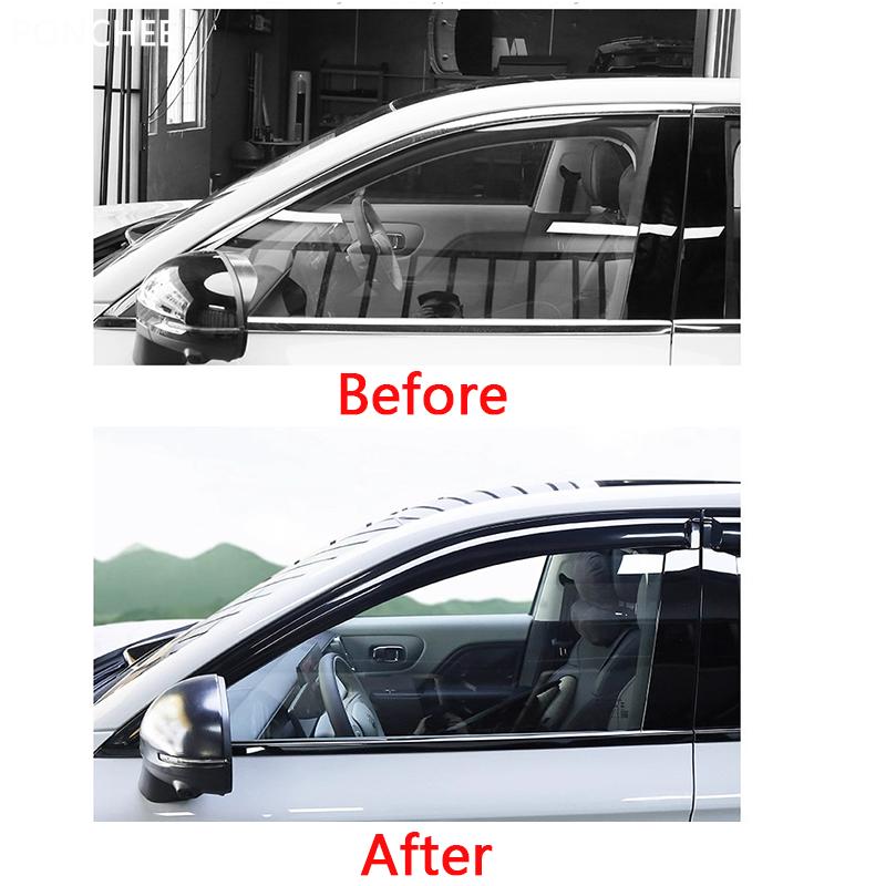 For Leapmotor B10 2025 2026 Rain and Sunshine Shield Car Window Trim Shield Automobile Modification Supplies Rainproof