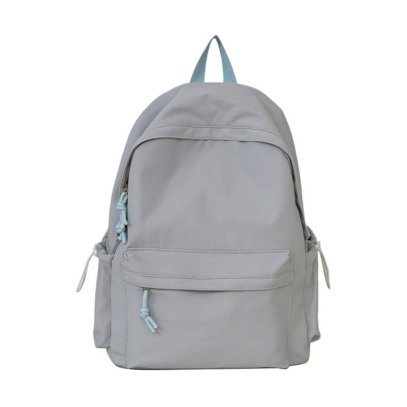 Schoolbag backpack for men and women simple and versatile ins design sense backpack niche Korean fresh large-capacity college student schoolbag