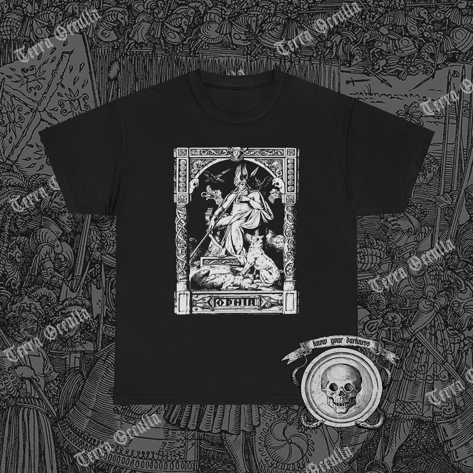 Odin Shirt, Viking, Norse Mythology, Viking God, Nordic XL