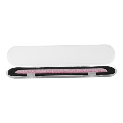 Lime Râpe à Pieds en Nano Verre pour Exfoliation Peau Morte Callosités Outil de Soin Pédicure (Rose, 12cm)