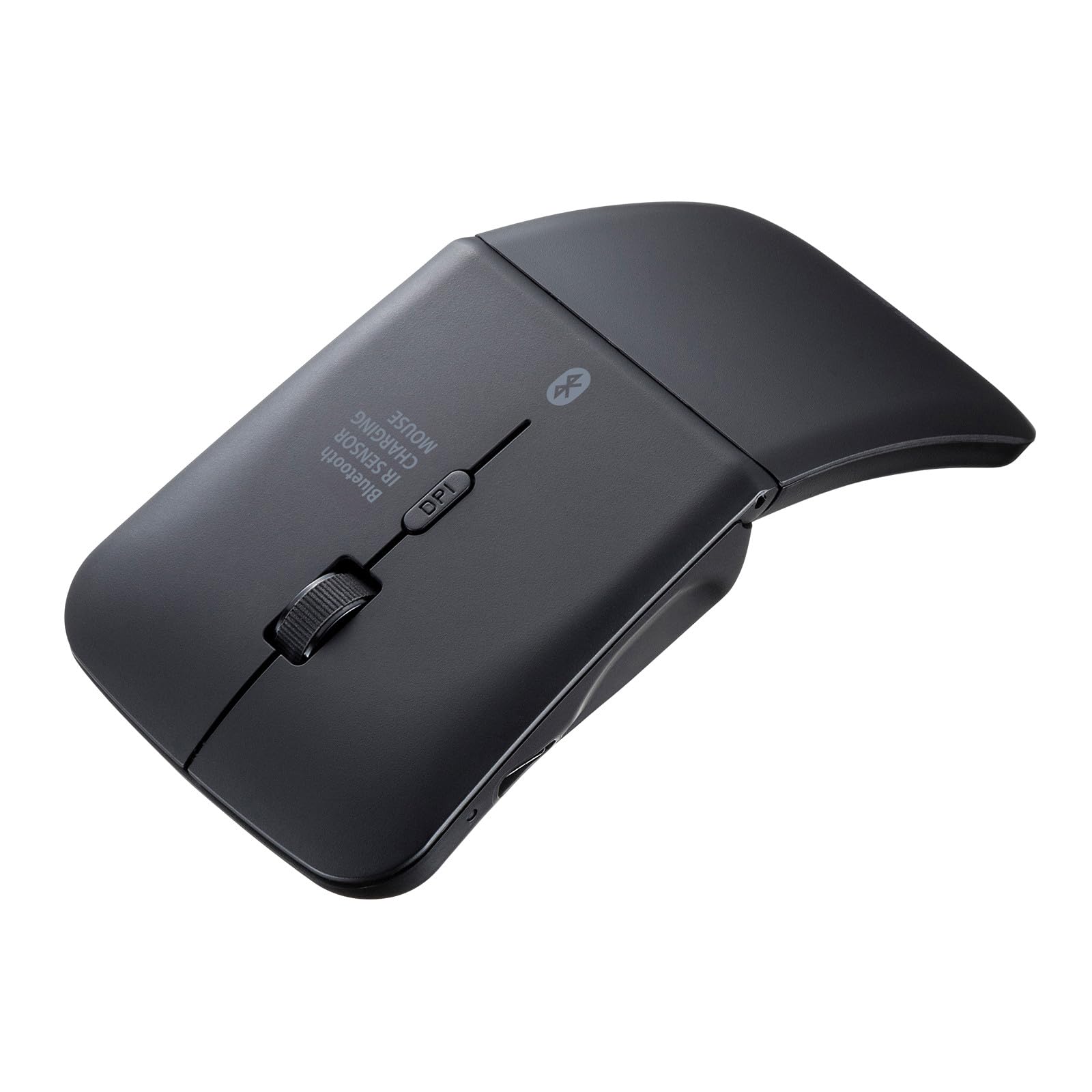 

Безшумна ІЧ-миша Sanwa Supply Bluetooth 5.0 (3 ґудзики/тонкий) MA-BIS3116BK чорний