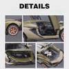 1:32 Scale Sian FKP37 Alloy Car Model Toy Metal Diecast Simulation Light Sound Pull Back Roadster Models for Kids Holiday Gifts