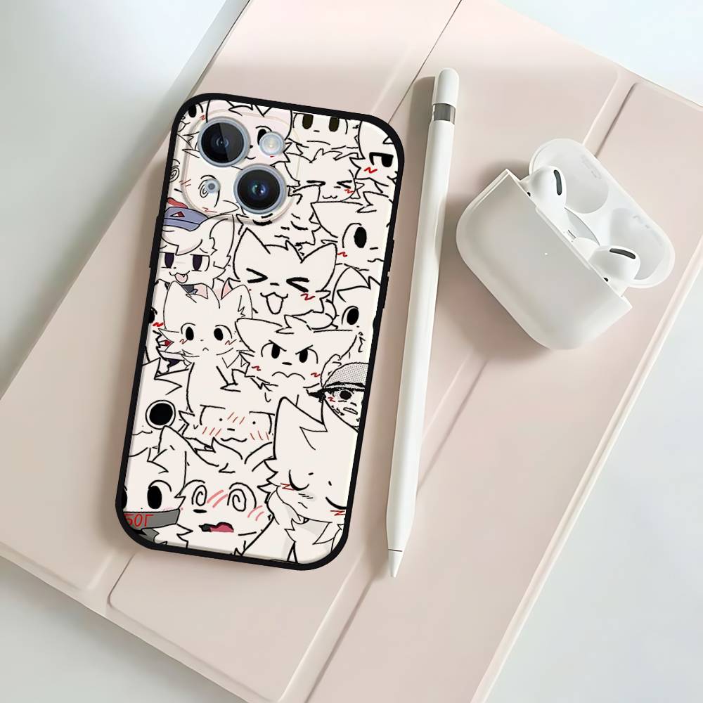 Boykisser Fundas Black Phone Case That Fits For IPhone 17,16,15,11,13,14 Pro Max,Plus,X,Xr,Xs Max,13Mini
