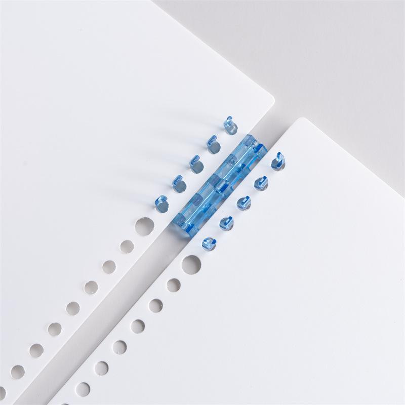 A4 B5 A5 4Pcs DIY Loose Leaf Notebook Refill Spiral Cover Index Paper Inner Pages Daily Planner Line Grid Blank Agenda