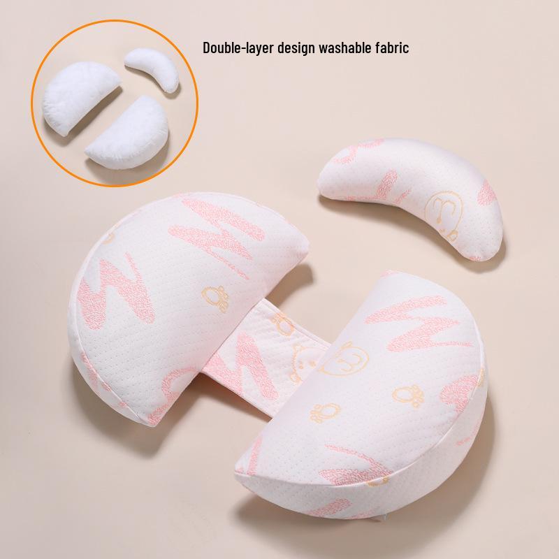 U-Shaped Pregnancy Pillow: Lumbar & Belly Support for Side Sleepers, Antibacterial & Postpartum-Friendly
