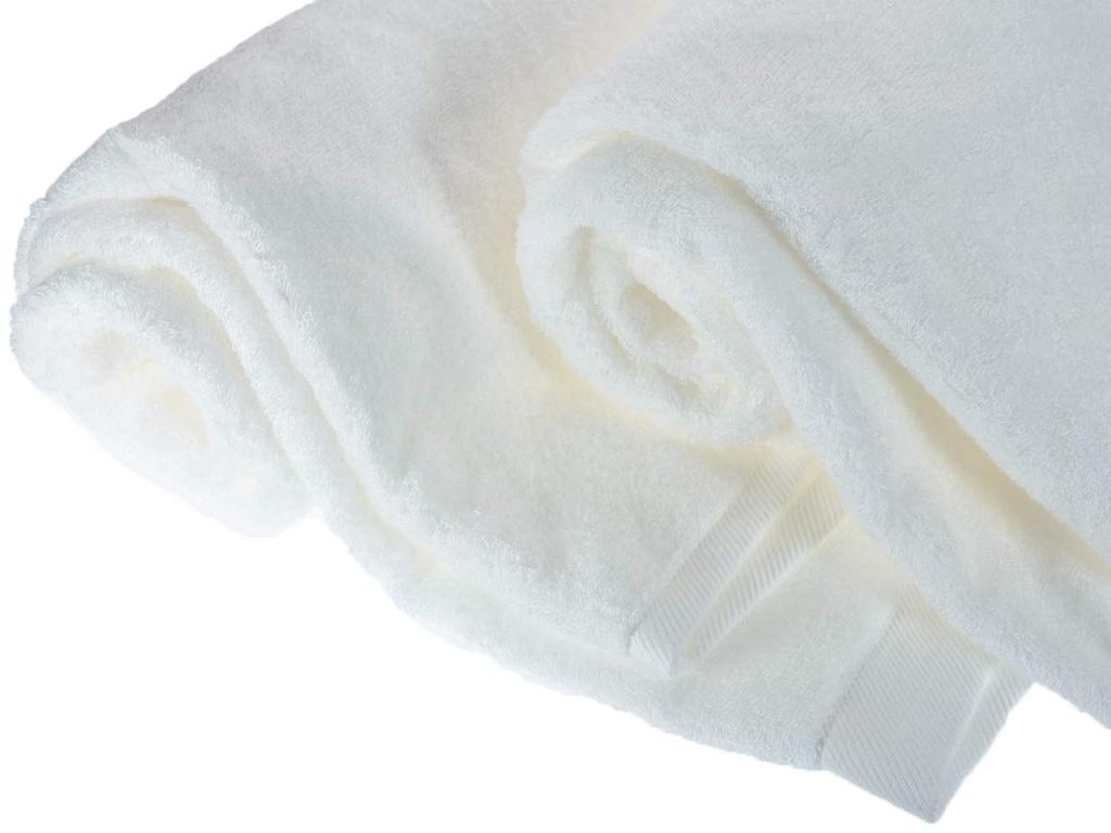 Imabary: Imabari Certified Brand Supima Cotton Imabari Angel Towel Bath Towel (60x125cm, Set of 2) (Off-White)