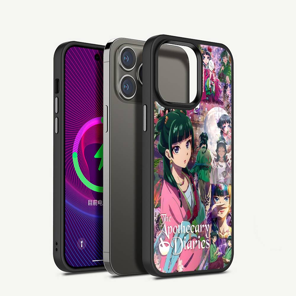 Anime The Apothecary Diaries Black For Magsafe Magnetic Phone Case For IPhone 16 15 17 Pro Max 11 12 13 14 Plus Cover