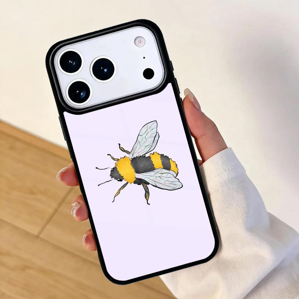 Bees Mobile Phone Case for IPhone 17 AIR 16pro Max 15 14 13 12 11 Bumper Cover