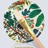7/12/15pcs Pottery Art Wool Brush Set for Ceramic Glaze/Painting Coloring Watercolor Paint Craft DIY Painting Pen Art Supplies