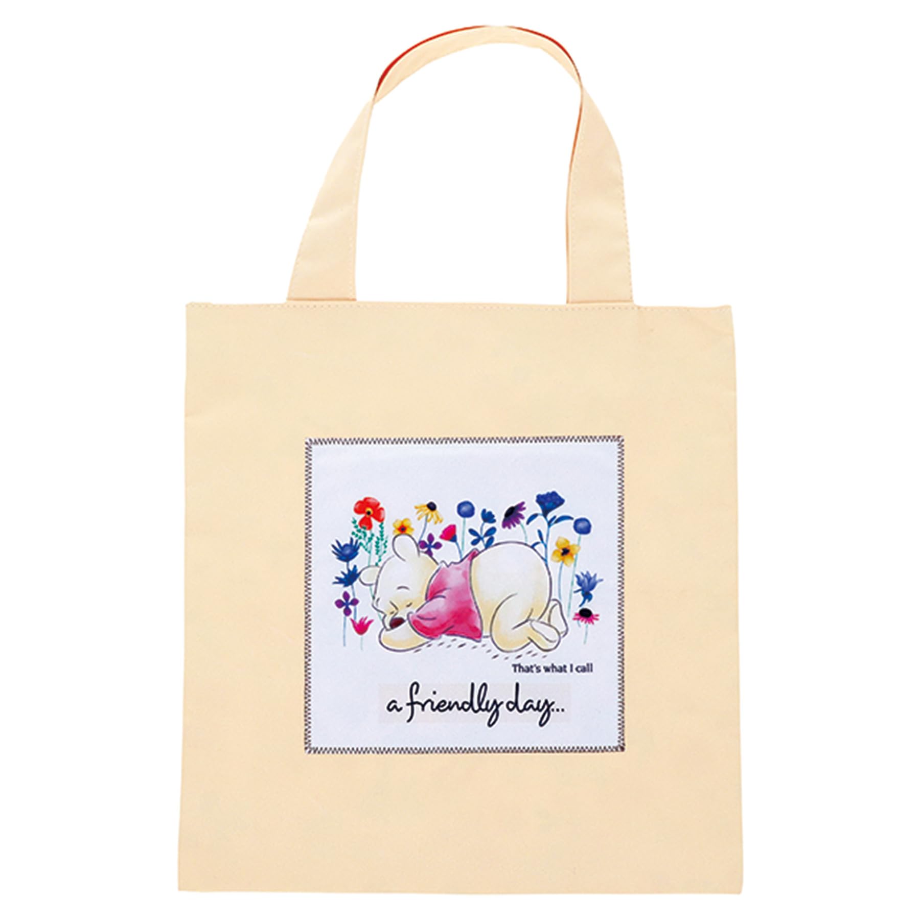 

Marushin Mini Tote Winnie the Pooh Happiness Flower A5 Mini 2335060900 Bag, Day, Vertical, Size, Sub-Bag, Tote, Mini, Small,