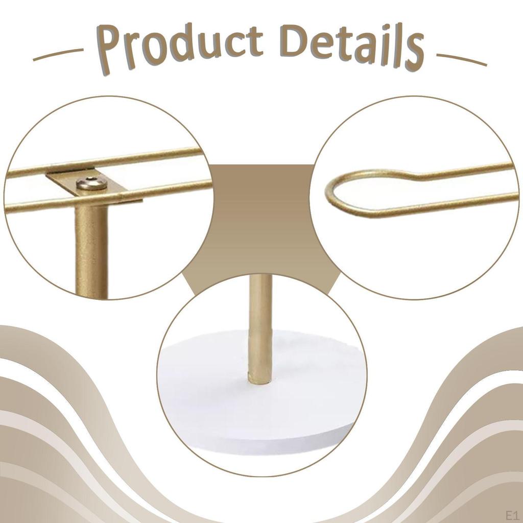 Headband Holder Hairband Organizer ,Modern, Sturdy Elegant Jewelry Display Rack for Necklace