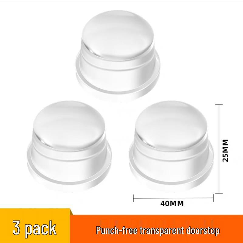Transparent Silicone Door Stopper & Anti-Collision Pad