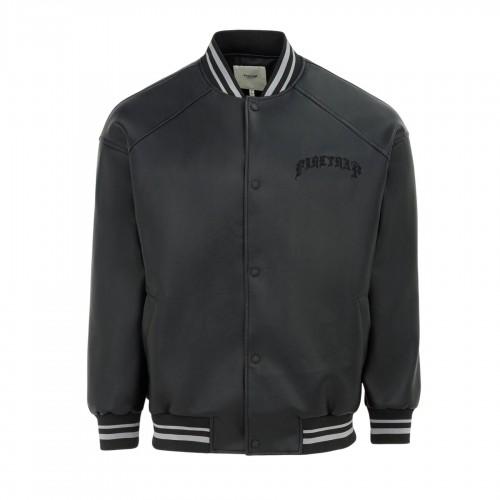 Firetrap Mens Logo Baseball Varsity Jacket