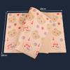 GOWKE Oil-Proof Bear Kraft Paper Sandwich & Baking Wraps