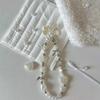 Baroque Bowknot Flower Heart Bead Phone Strap Charm For iPhone Accessrioes Chain Lanyard Woman Girl Bag Pendant Jewelry Rope