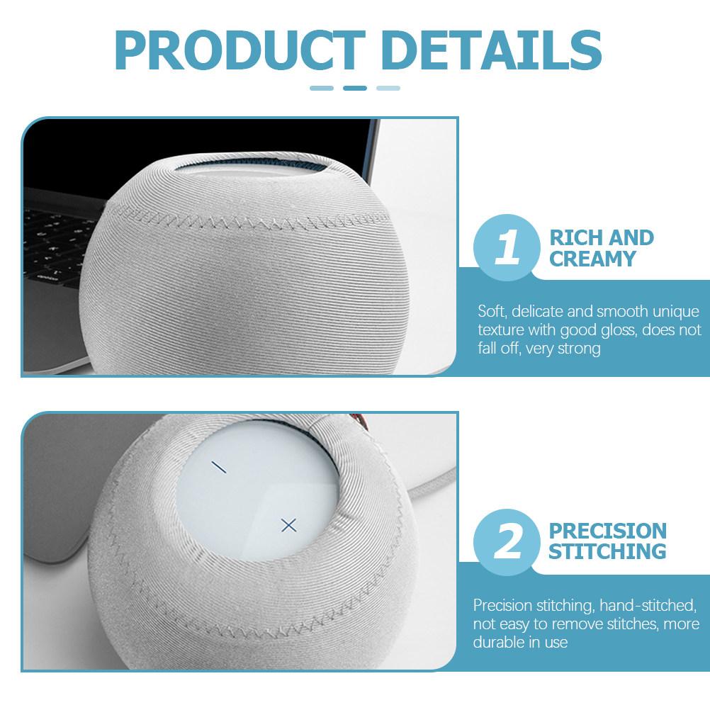 Lightweight Breathable Speaker Protective Cover Precision Stitched Elastic Fabric for Outdoor Wireless Portable Speakers