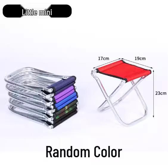 Multi-Functional Portable Outdoor Folding Chair with Pencil Case and Small Stool