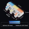 220V Quick Wiring Terminal Block: 2-In/4-Out/6-Out Wire Connector Splitter
