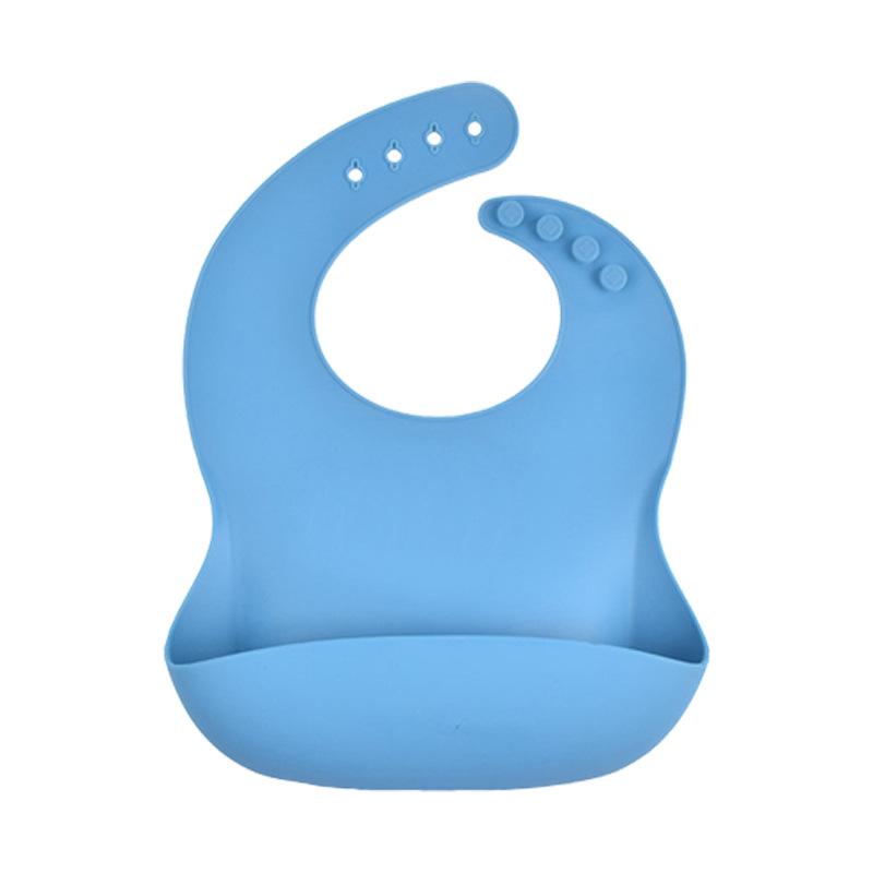 Waterproof, Oil-proof Silicone Bib for Children - Easy to Clean, Anti-stain, Food-grade Material