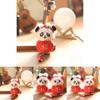 Cute Panda Animal Plush Toy With Short Pile Fabric For Gift And Decor