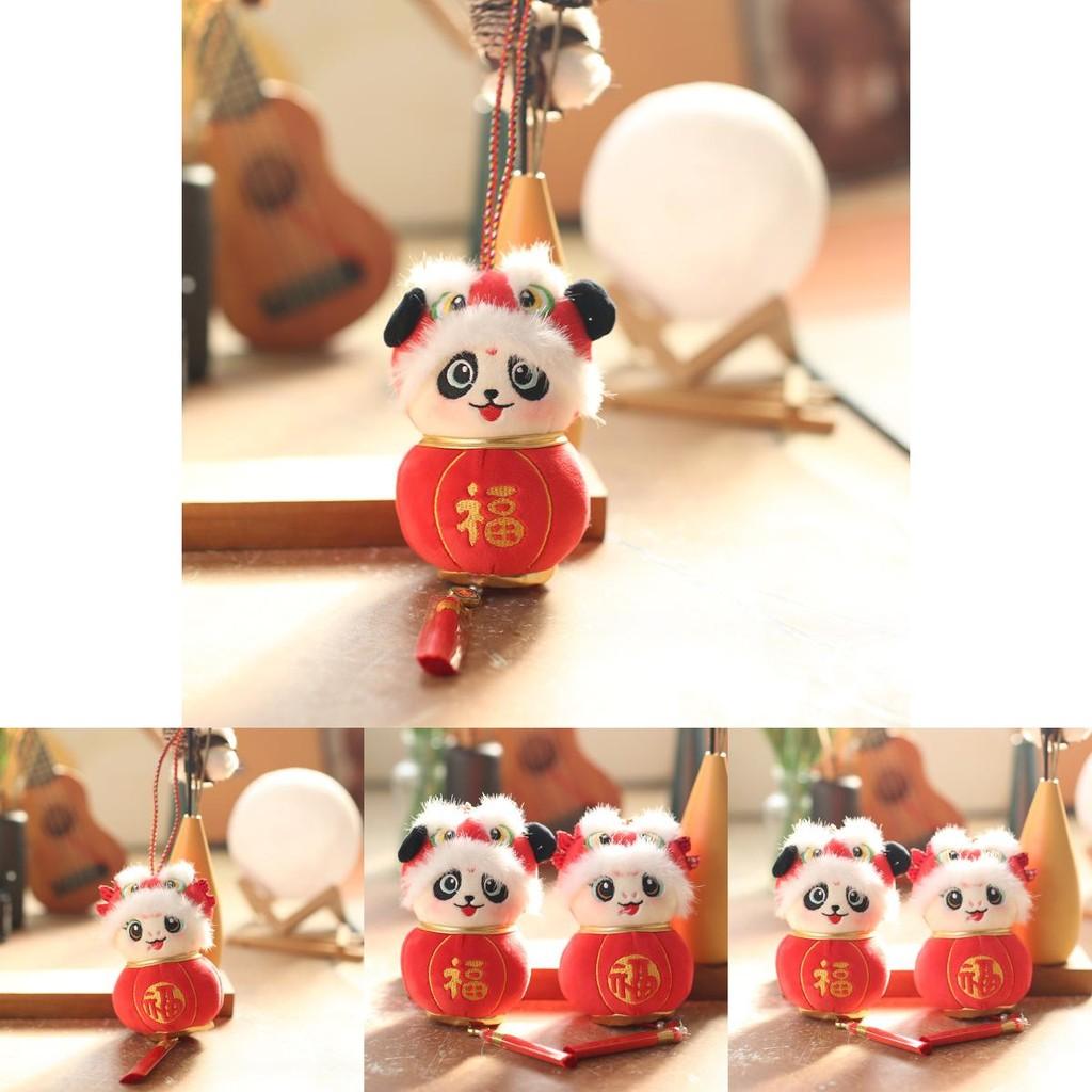 Cute Panda Animal Plush Toy With Short Pile Fabric For Gift And Decor