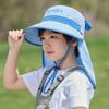 Big Brim Children's Sun Hat Sun Protection Children Beach Cap Kids Whistle Sunscreen Hat  Spring